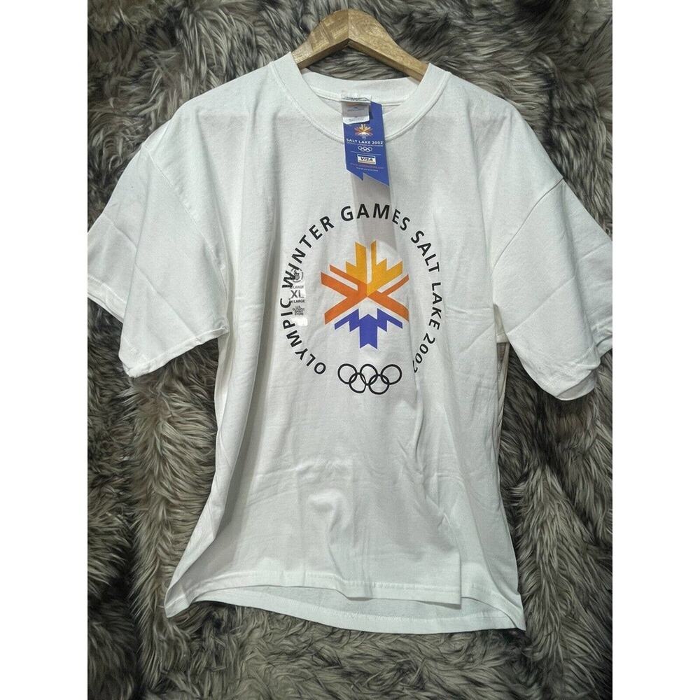 Vintage 2002 Olympic‎ Tee Shirt NWT Men's Size Xl